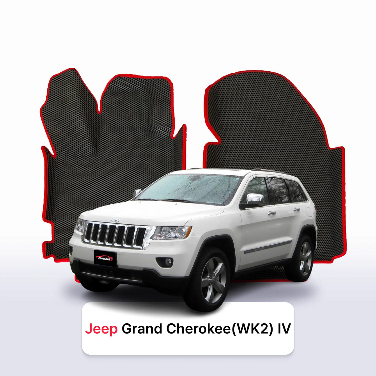 Alfombrillas 3D EVA para Jeep Grand Cherokee(WK2) pre-restyling 4 gen 2010-2013 años SUV
