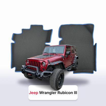 Alfombrillas 3D EVA para Jeep Wrangler Rubicon(JK) 3 gen 2006-2018 años SUV 5 PUERTAS
