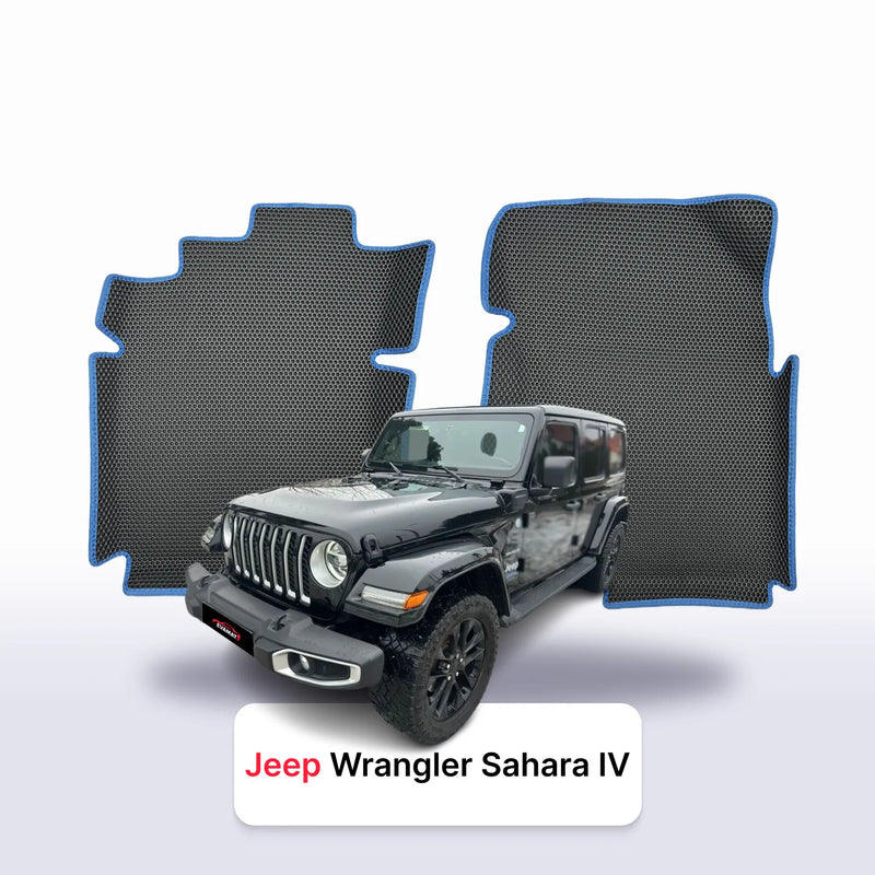 Alfombrillas 3D EVA para Jeep Wrangler Sahara(JL) 4 gen 2017-2027 años SUV 5 PUERTAS