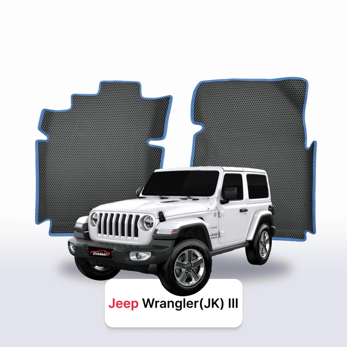 Alfombrillas 3D EVA para Jeep Wrangler(JK) 3 gen 2006-2018 años SUV 3 PUERTAS