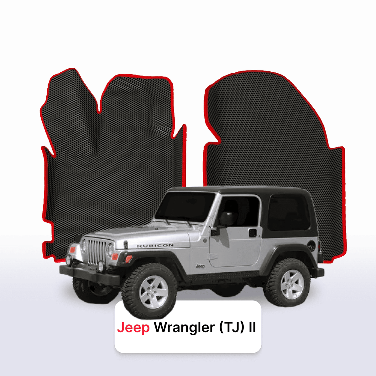 Alfombrillas 3D EVA para Jeep Wrangler(TJ) 2 gen 1996-2006 años SUV 3 PUERTAS