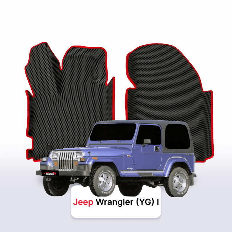 Alfombrillas 3D EVA para Jeep Wrangler (YJ) 1 gen 1986-1996 años SUV 3 PUERTAS