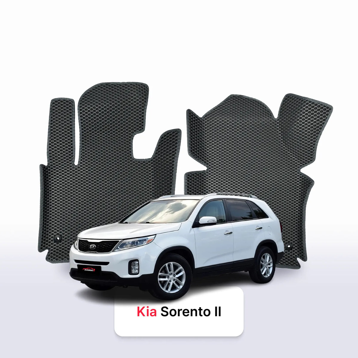 Alfombrillas 3D EVA para Kia Sorento restyling II gen 2012-2014 años SUV