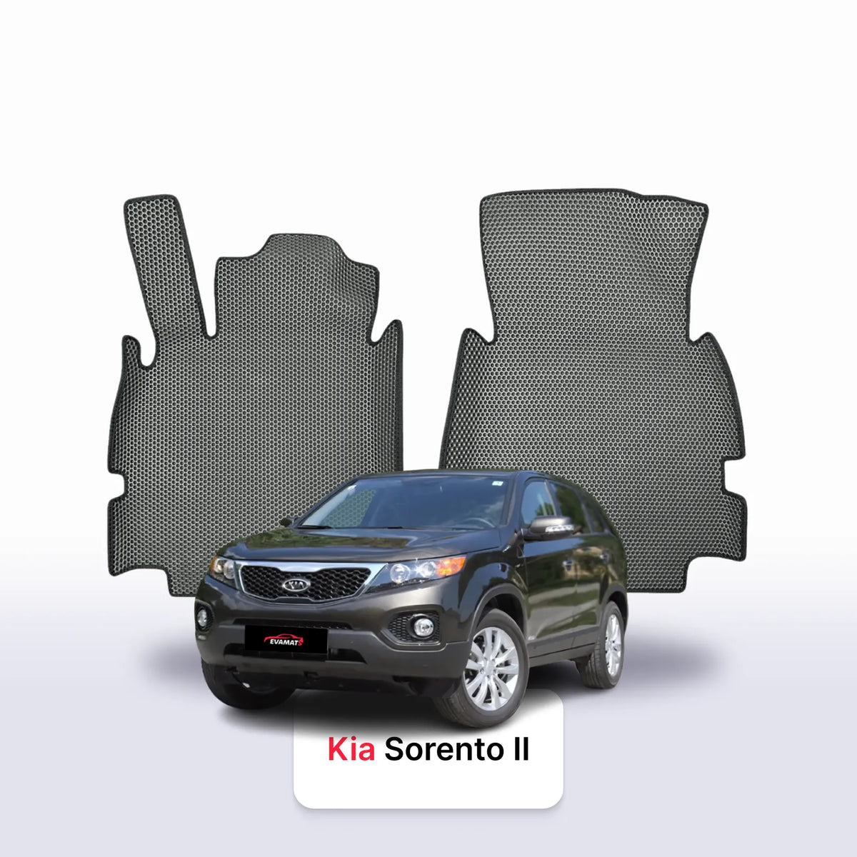 Alfombrillas 3D EVA para Kia Sorento pre-restyling II gen 2009-2012 años SUV