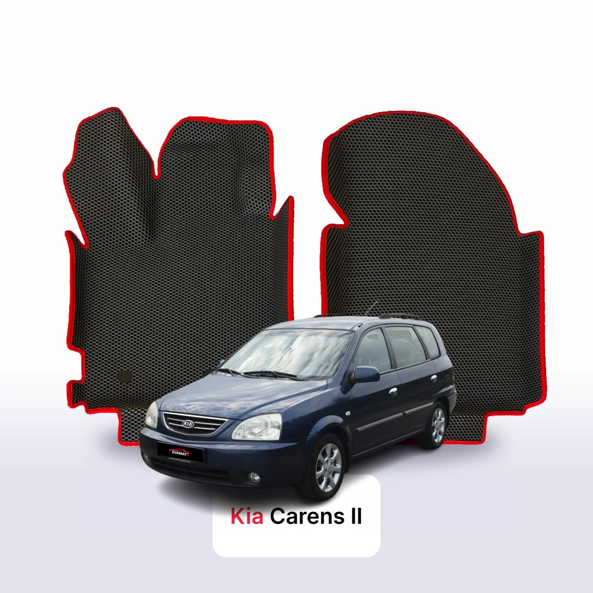 Alfombrillas 3D EVA para Kia Carens II gen 2002-2006 años MONOVOLUMEN