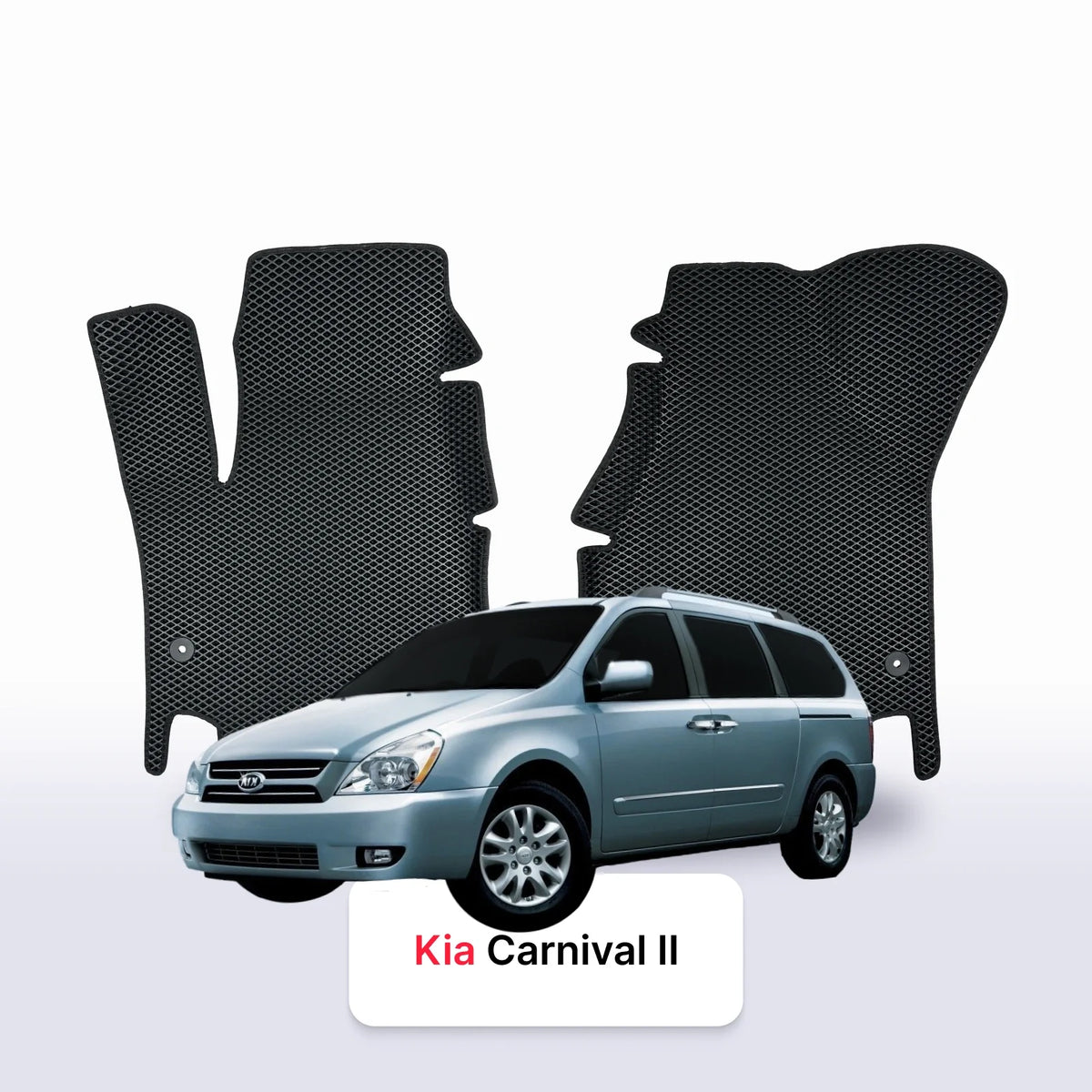 Alfombrillas 3D EVA para Kia Carnival II gen 2006-2014 años MONOVOLUMEN