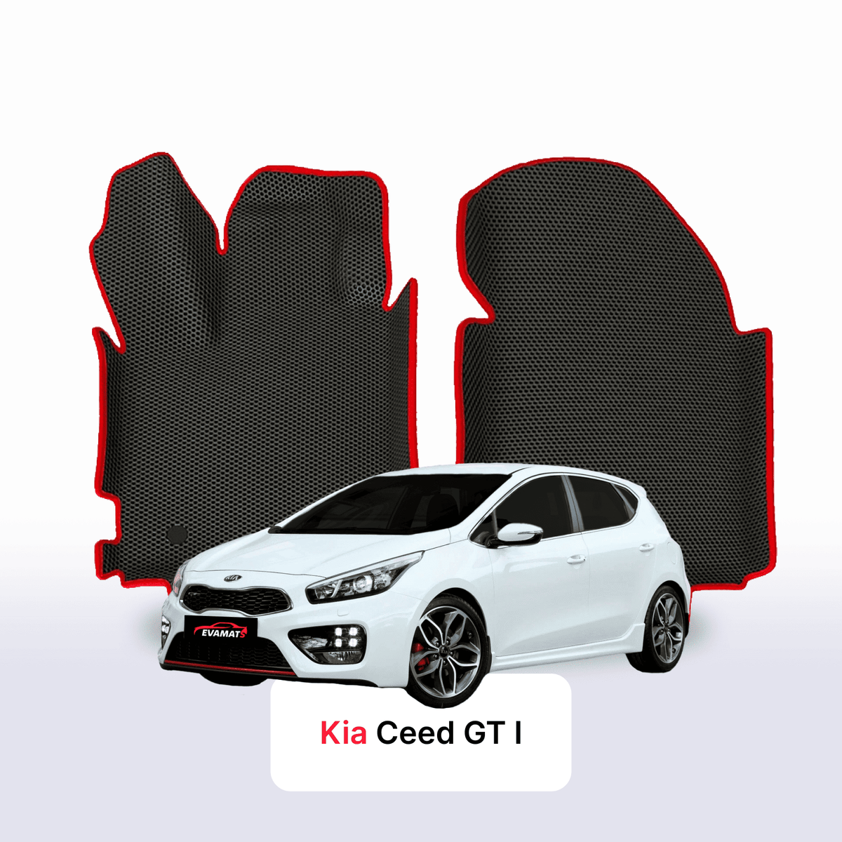 Alfombrillas 3D EVA para Kia Ceed GT I gen 2012-2018 años HATCHBACK 5 PUERTAS