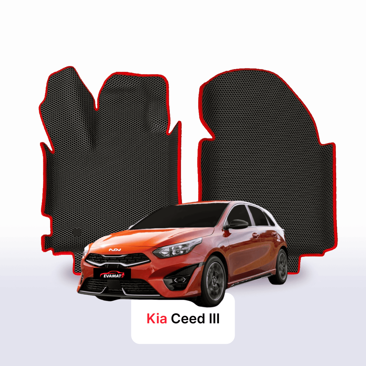 Alfombrillas 3D EVA para Kia Ceed III gen 2018-2025 años HATCHBACK 5 PUERTAS