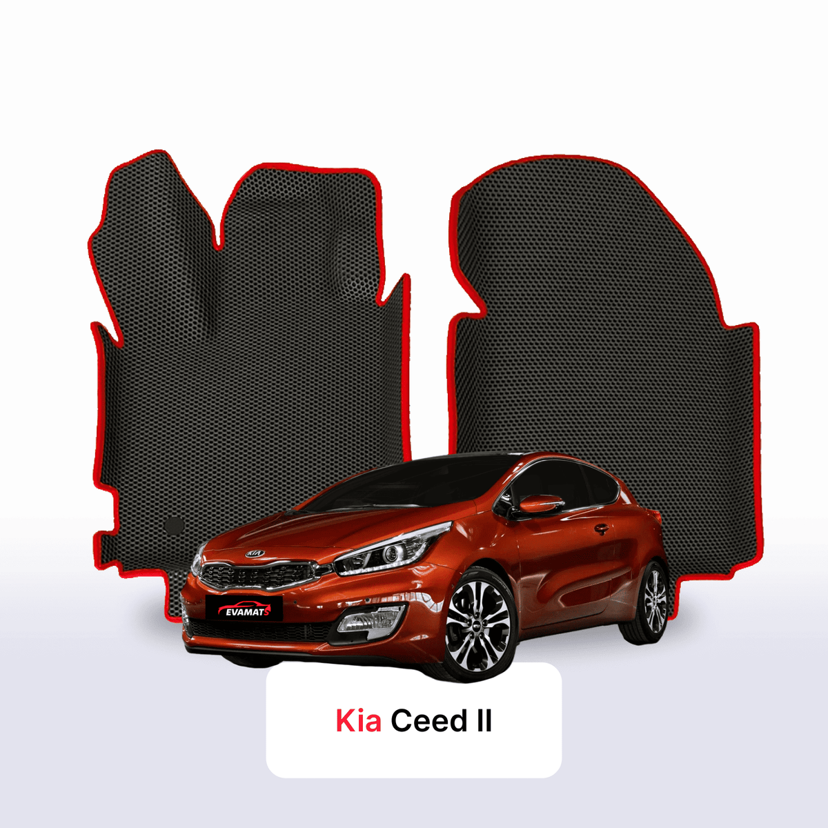 Alfombrillas 3D EVA para Kia Ceed II gen 2012-2018 años HATCHBACK 3 PUERTAS