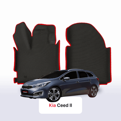 Alfombrillas 3D EVA para Kia Ceed II gen 2012-2018 años FAMILIAR