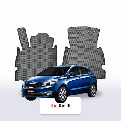 Alfombrillas 3D EVA para Kia Rio III gen 2011-2017 años HATCHBACK 5 PUERTAS