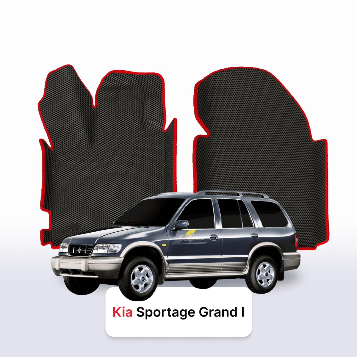Alfombrillas 3D EVA para Kia Sportage Grand I gen 1993-2006 años SUV