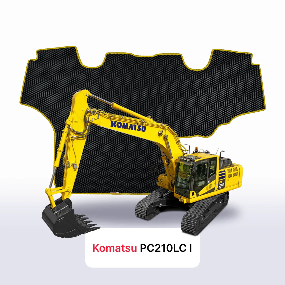 Alfombrillas 3D EVA para Komatsu PC210LC 1 gen 2015-2021 años EXCAVADORA