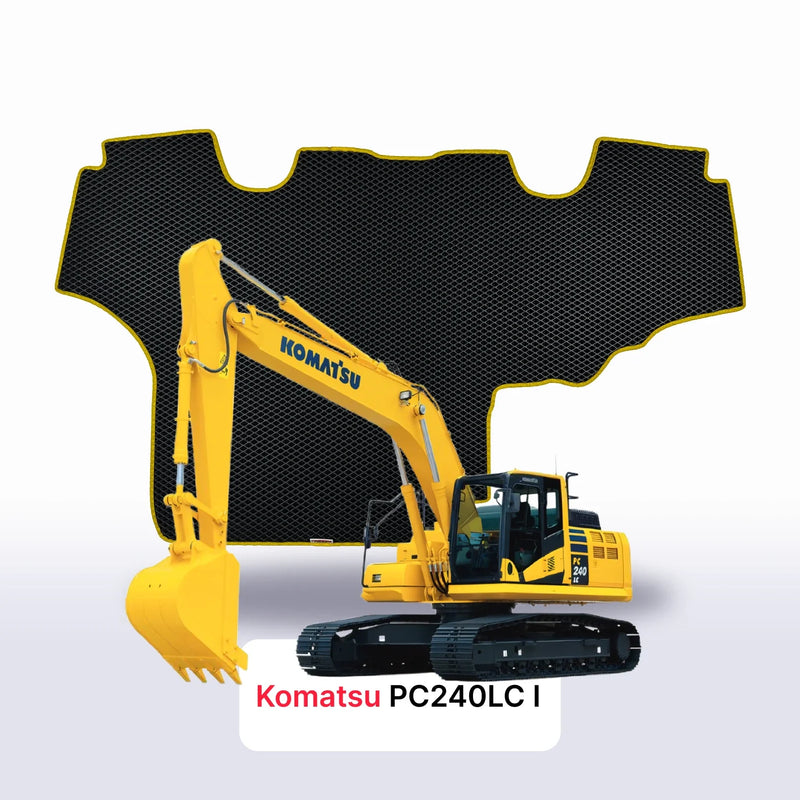 Alfombrillas 3D EVA para Komatsu PC240LC 1 gen 2010-2017 años EXCAVADORA