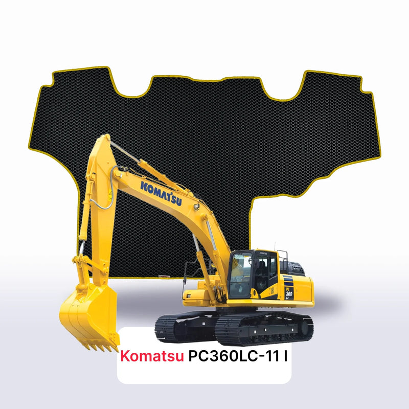Alfombrillas 3D EVA para Komatsu PC360LC-11 1 gen 2015-2021 años EXCAVADORA