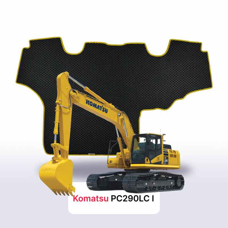 Alfombrillas 3D EVA para Komatsu PC290LC 1 gen 2021-2027 años EXCAVADORA