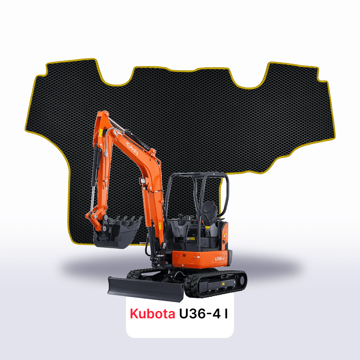 Alfombrillas 3D EVA para Kubota U36-4 1 gen 2024-2028 años EXCAVADORA