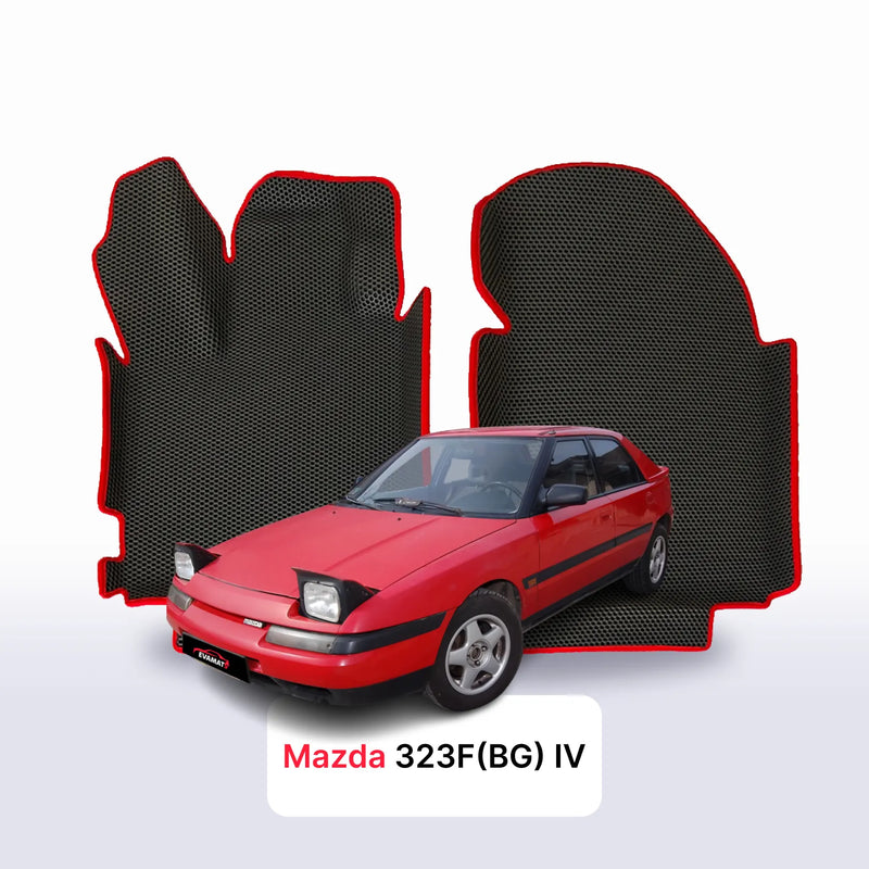Alfombrillas 3D EVA para Mazda 323F BG 4 gen 1989-1996 años HATCHBACK LIFTBACK