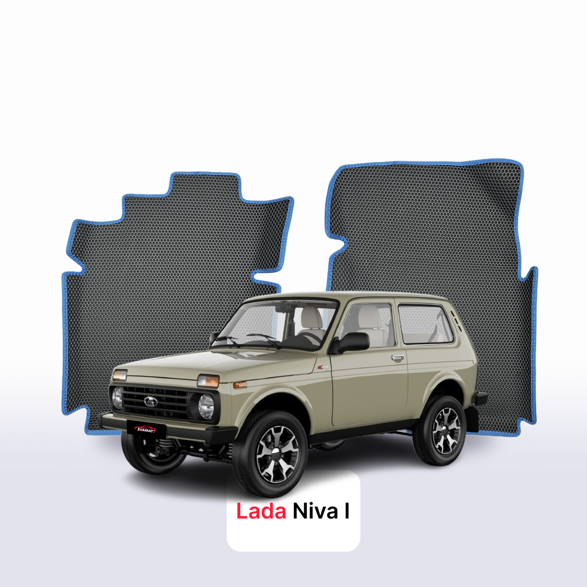 Alfombrillas 3D EVA para Lada Niva 1 gen 1977-1998 años SUV 3 PUERTAS