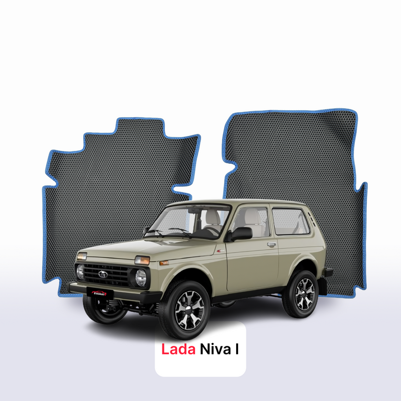 Alfombrillas 3D EVA para Lada Niva 1 gen 1977-1998 años SUV 3 PUERTAS