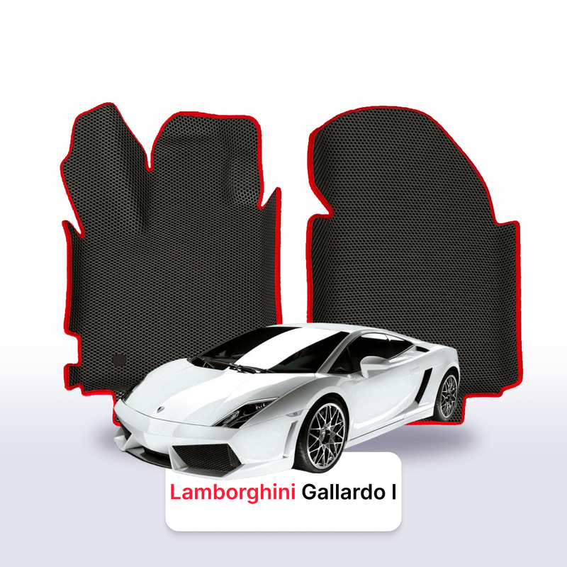Alfombrillas 3D EVA para Lamborghini Gallardo 1 gen 2003-2013 años COUPÉ