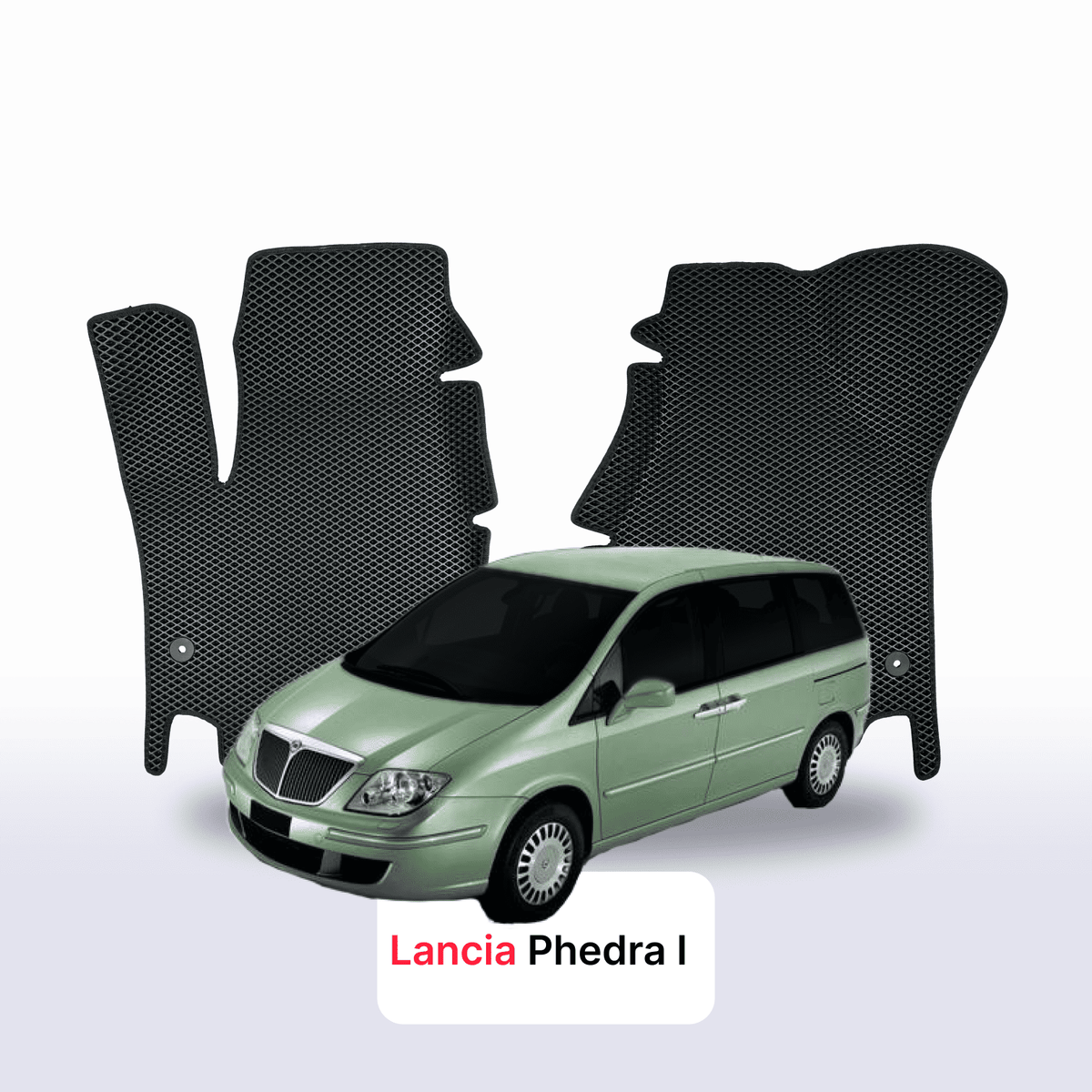 Alfombrillas 3D EVA para Lancia Phedra 1 gen 2002-2010 años MONOVOLUMEN