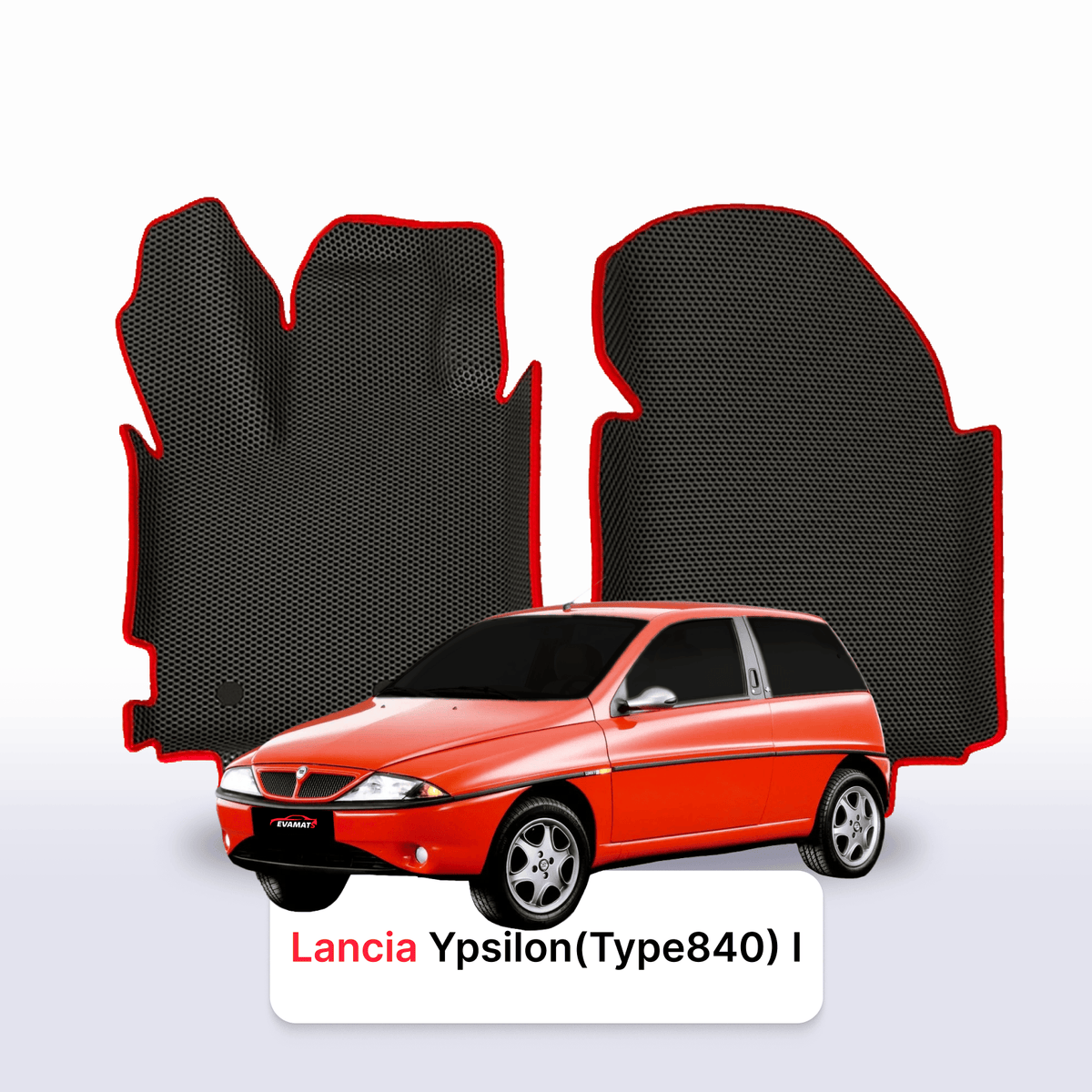 Alfombrillas 3D EVA para Lancia Ypsilon(Type840) 1 gen 1995-2003 años HATCHBACK 3 PUERTAS