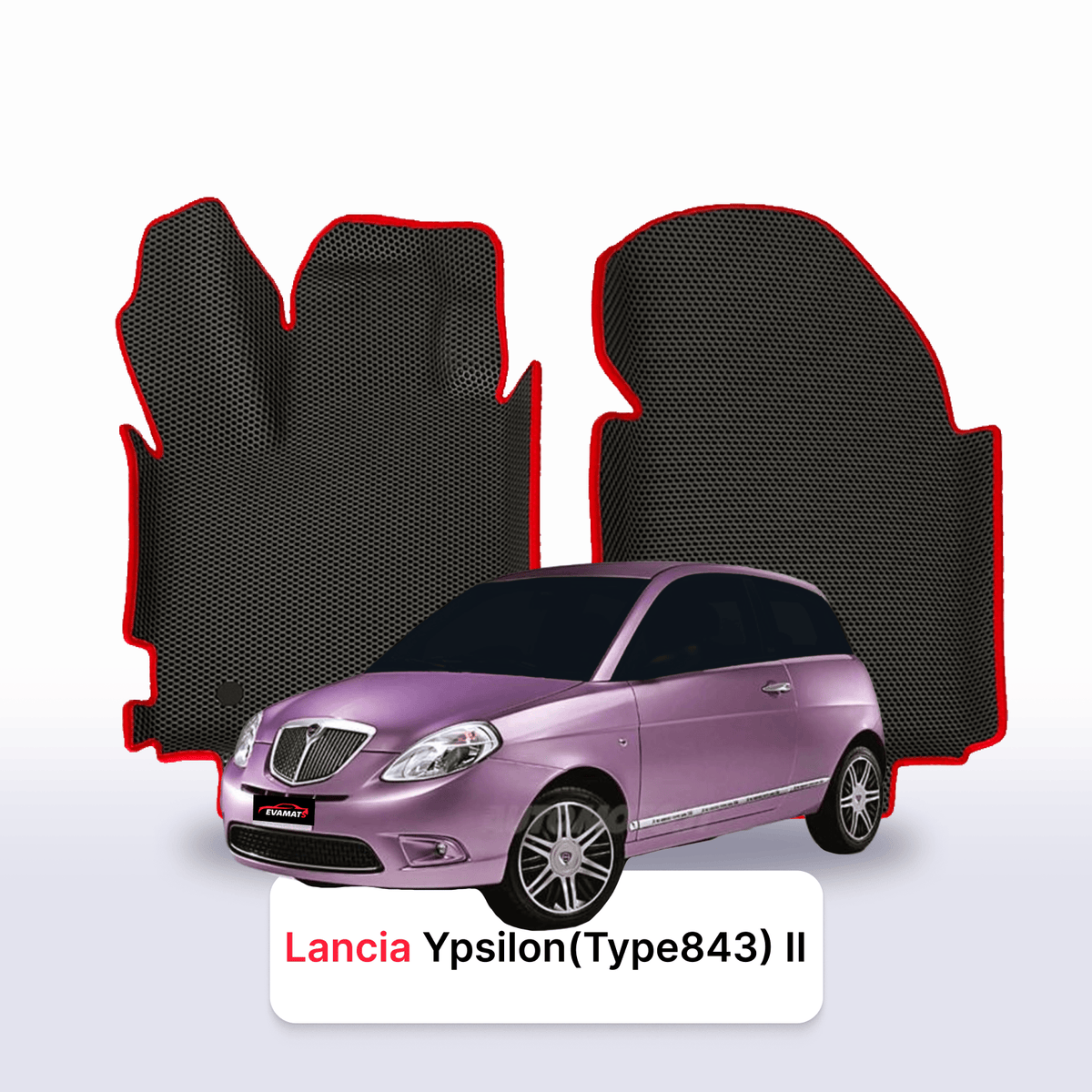 Alfombrillas 3D EVA para Lancia Ypsilon(Type843) 2 gen 2003-2011 años HATCHBACK 3 PUERTAS