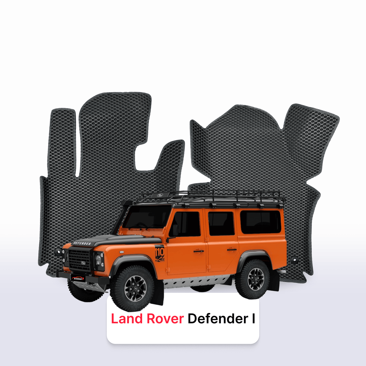 Alfombrillas 3D EVA para Land Rover Defender 1 gen 1983-2016 años SUV 5 PUERTAS