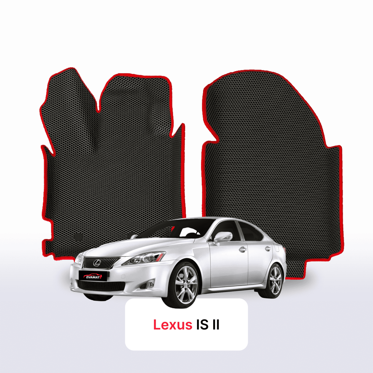 Alfombrillas 3D EVA para Lexus IS 2 gen 2005-2016 años SEDÁN