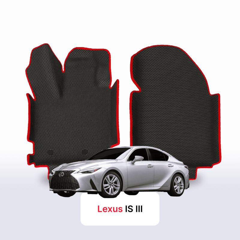 Alfombrillas 3D EVA para Lexus IS 3 gen 2013-2027 años SEDÁN