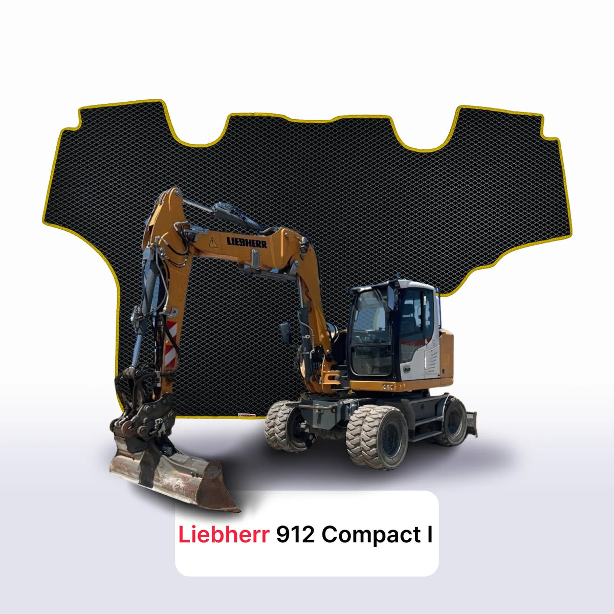 Alfombrillas 3D EVA para Liebherr 912 Compact 1 gen 2013-2027 años EXCAVADORA