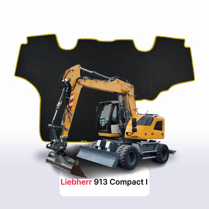 Alfombrillas 3D EVA para Liebherr 913 Compact 1 gen 2019-2027 años EXCAVADORA