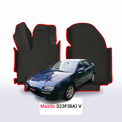 Alfombrillas 3D EVA para Mazda 323F BA 5 gen 1994-1998 años HATCHBACK LIFTBACK