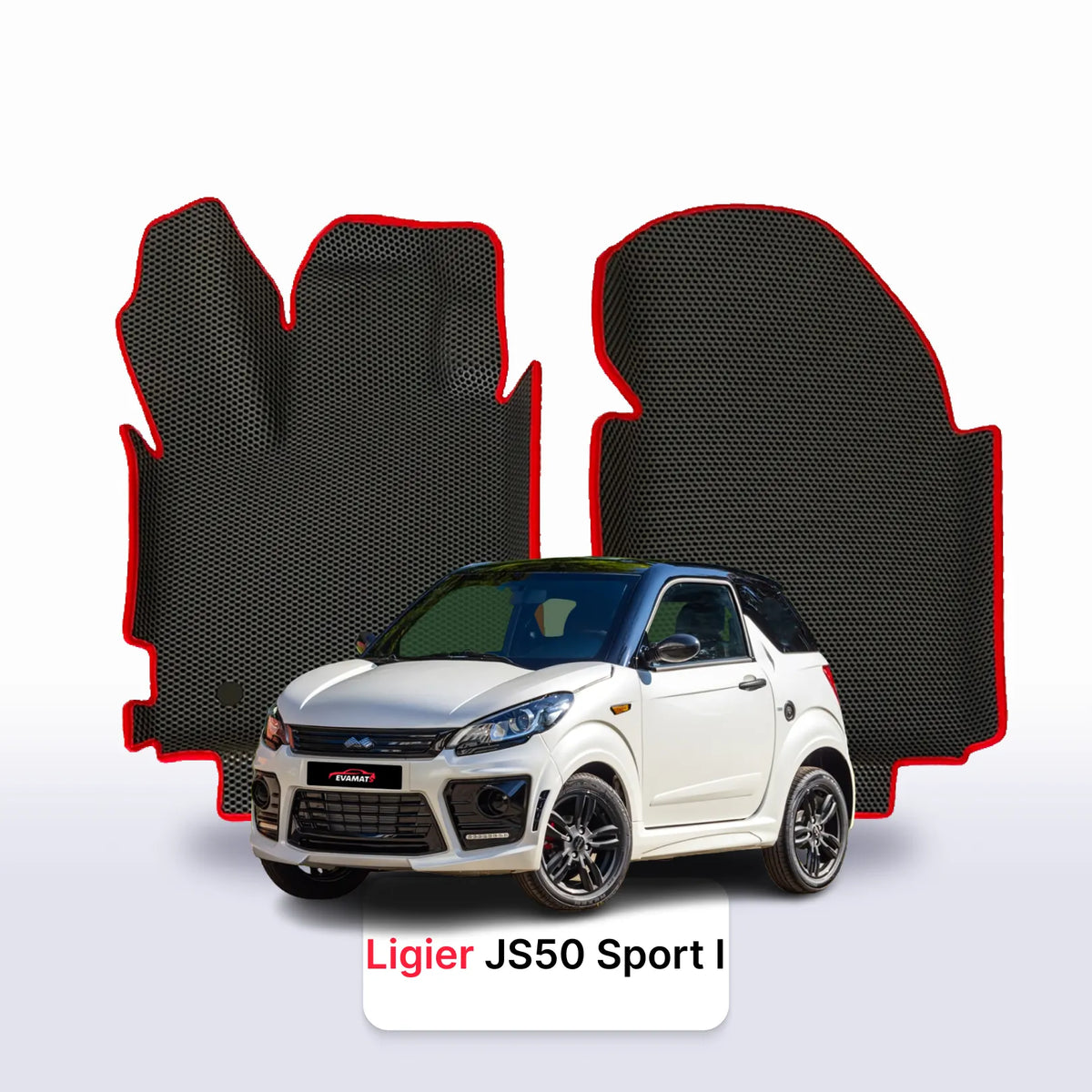 Alfombrillas 3D EVA para Ligier JS50 Sport 1 gen 2017-2024 años HATCHBACK 3 PUERTAS