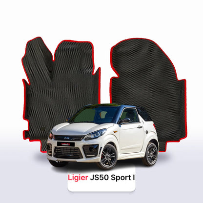 Alfombrillas 3D EVA para Ligier JS50 Sport 1 gen 2017-2024 años HATCHBACK 3 PUERTAS