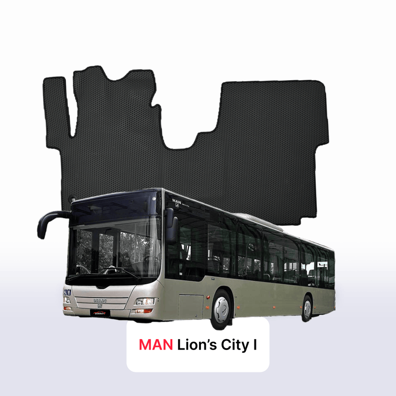 Alfombrillas 3D EVA para MAN Lion’s City 1 gen 1996-2028 años MINIBÚS