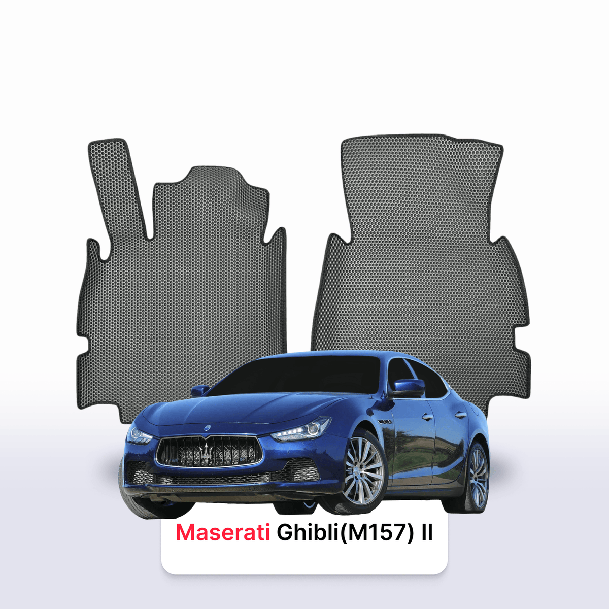 Alfombrillas 3D EVA para Maserati Ghibli(M157) 3 gen 2013-2023 años SEDÁN