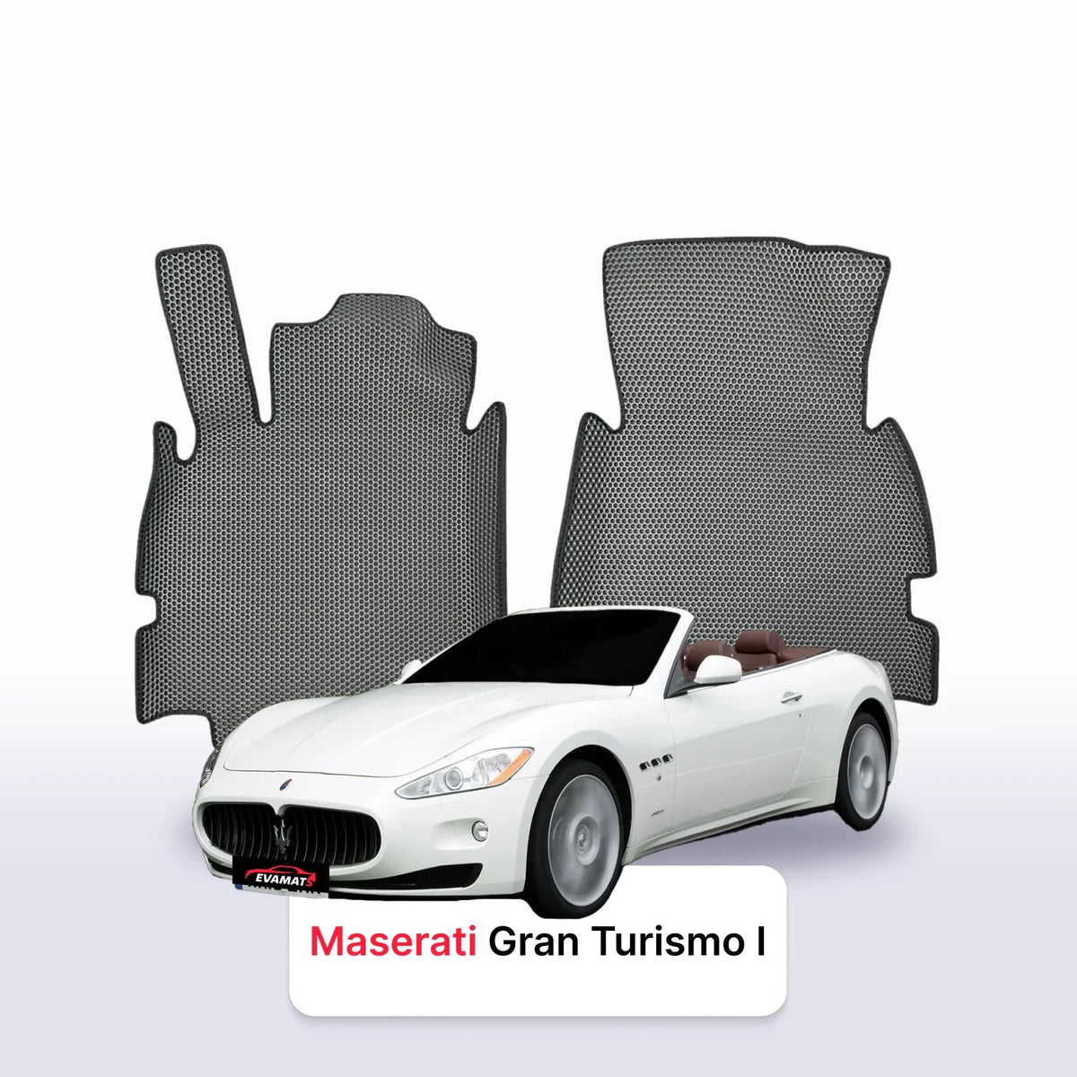 Alfombrillas 3D EVA para Maserati GranTurismo 1 gen 2007-2019 años GRAN DESCAPOTABLE