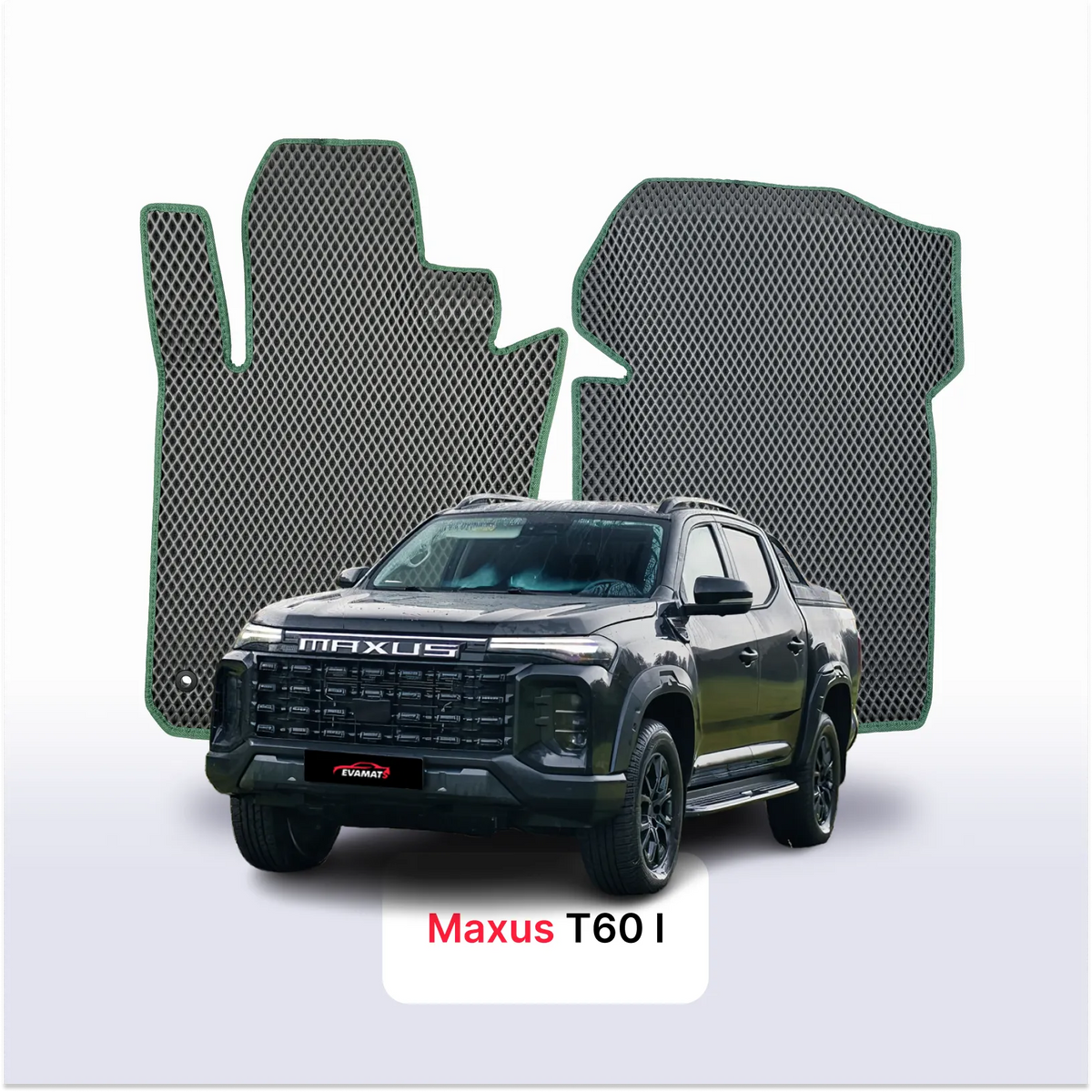Alfombrillas 3D EVA para Maxus T60 1 gen 2016-2027 años PICK-UP CABINA DOBLE