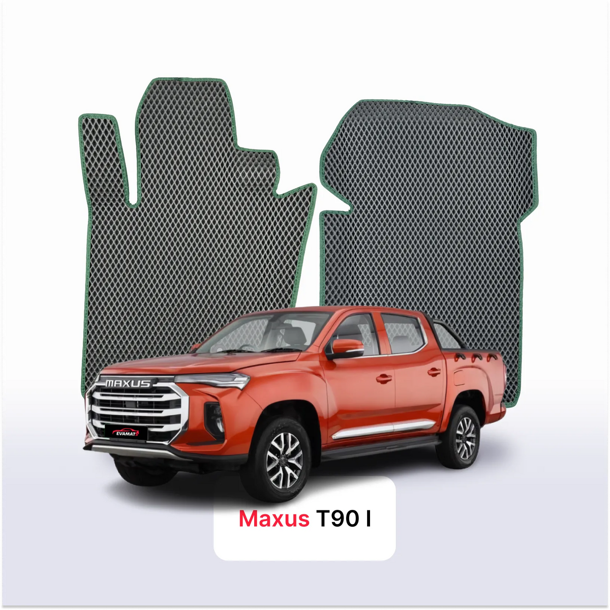Alfombrillas 3D EVA para Maxus T90 1 gen 2021-2027 años PICK-UP CABINA DOBLE