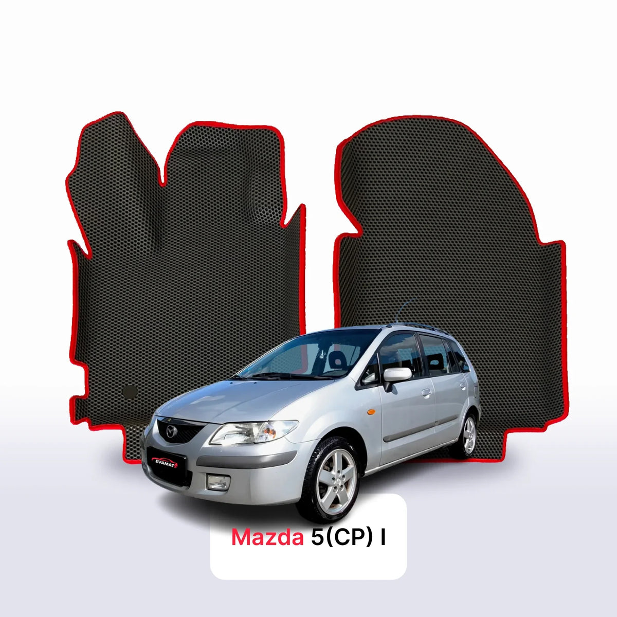 Alfombrillas 3D EVA para Mazda 5(CP) 1 gen 1999-2005 años MONOVOLUMEN