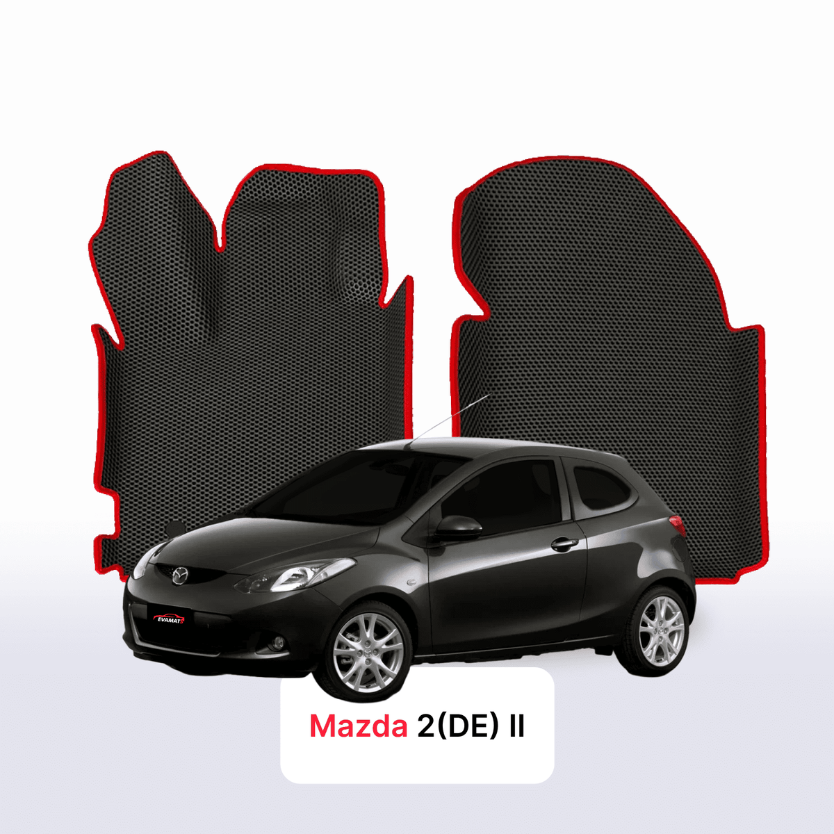 Alfombrillas 3D EVA para Mazda 2(DE) 2 gen 2007-2014 años HATCHBACK 3 PUERTAS