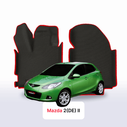Alfombrillas 3D EVA para Mazda 2(DE) 2 gen 2007-2014 años HATCHBACK 5 PUERTAS