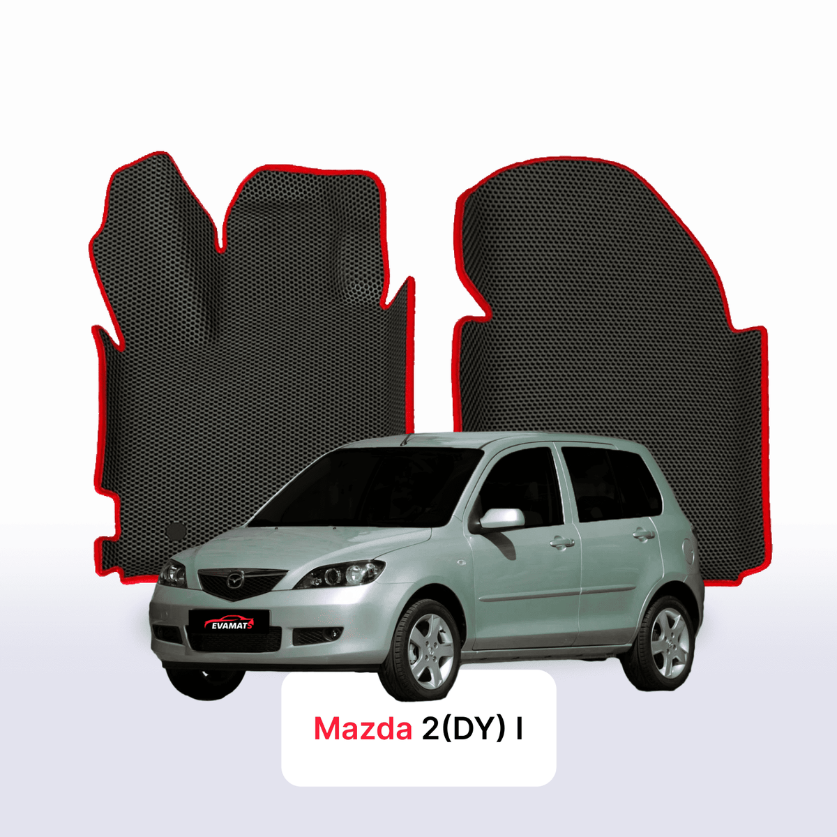 Alfombrillas 3D EVA para Mazda 2(DY) 1 gen 2003-2007 años HATCHBACK 5 PUERTAS