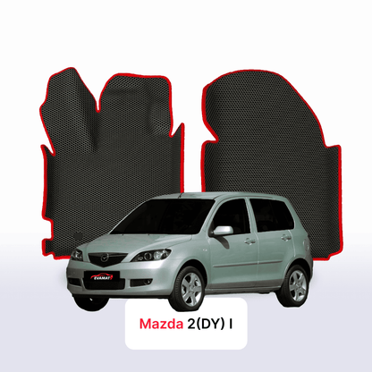 Alfombrillas 3D EVA para Mazda 2(DY) 1 gen 2003-2007 años HATCHBACK 5 PUERTAS
