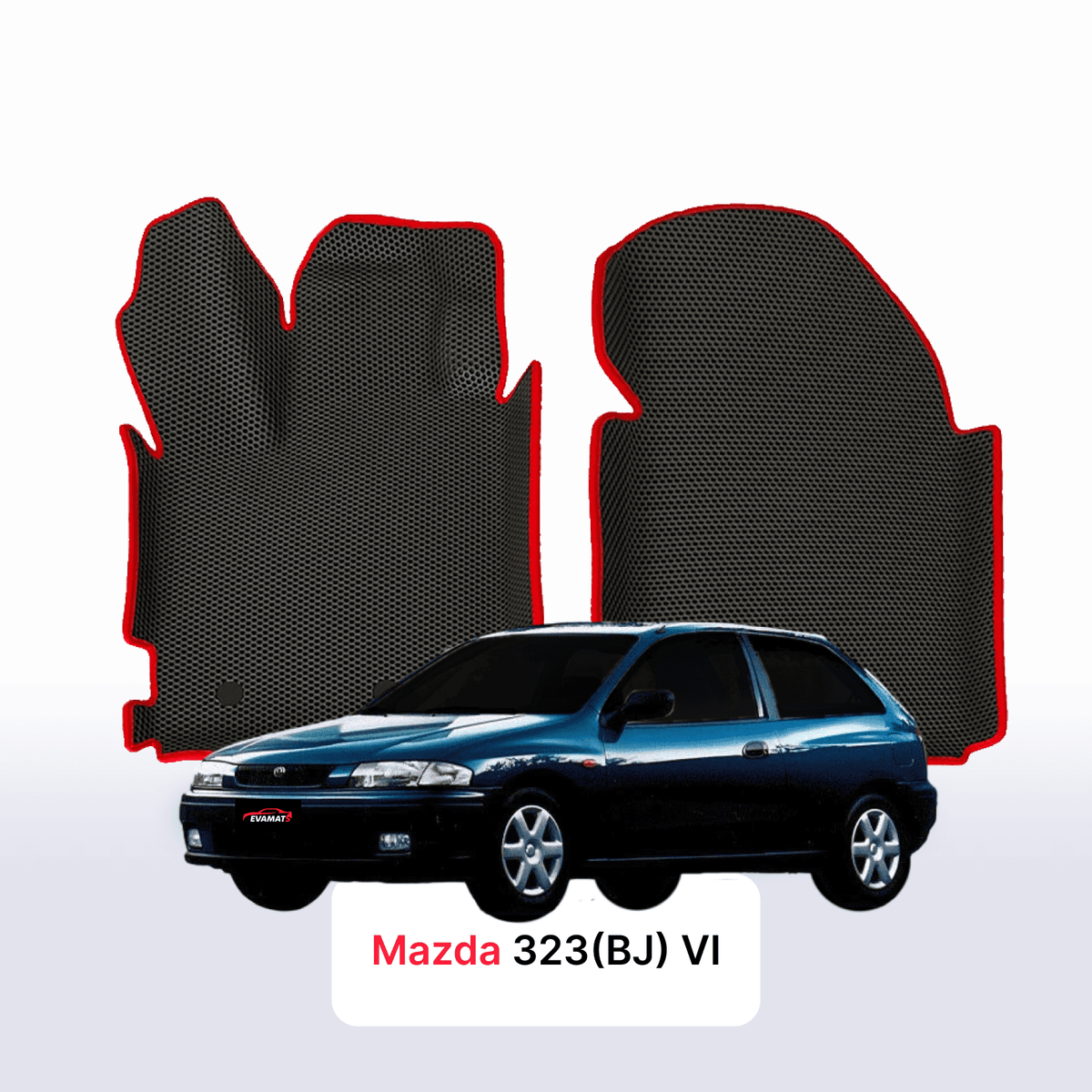Alfombrillas 3D EVA para Mazda 323(BJ) 6 gen 1998-2001 años HATCHBACK 3 PUERTAS