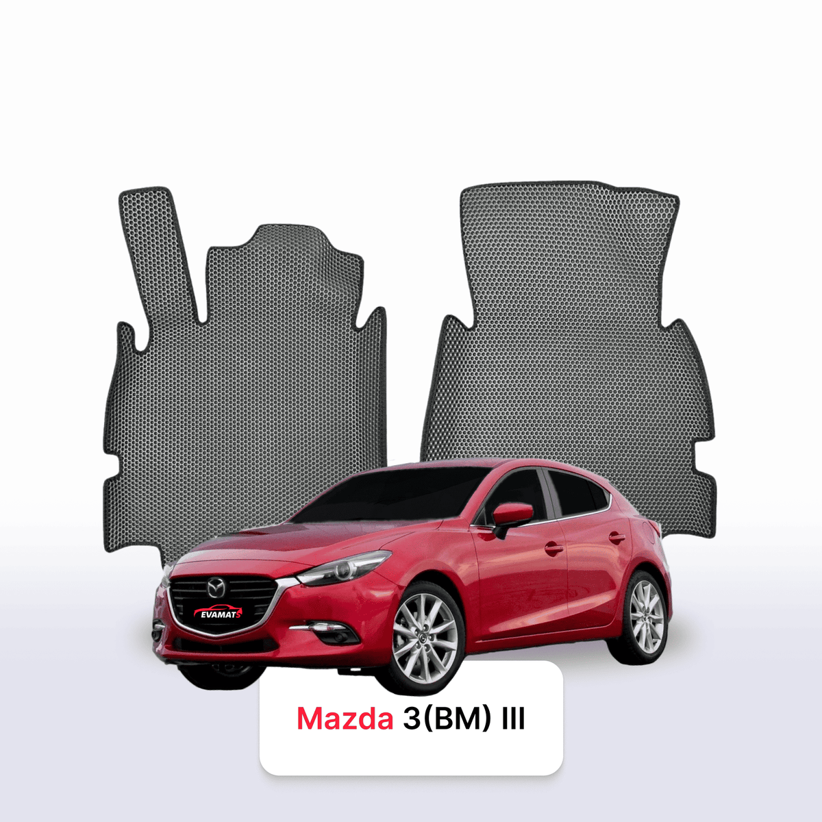 Alfombrillas 3D EVA para Mazda 3(BM) 3 gen 2013-2018 años HATCHBACK 5 PUERTAS