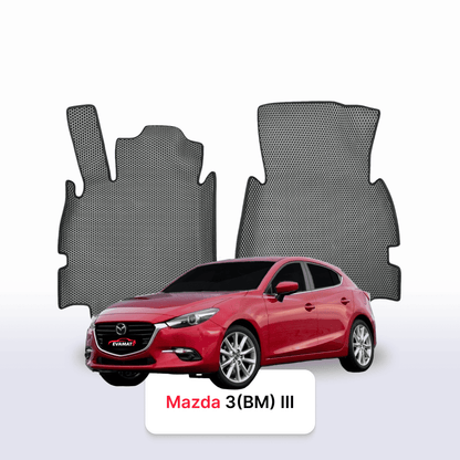 Alfombrillas 3D EVA para Mazda 3(BM) 3 gen 2013-2018 años HATCHBACK 5 PUERTAS