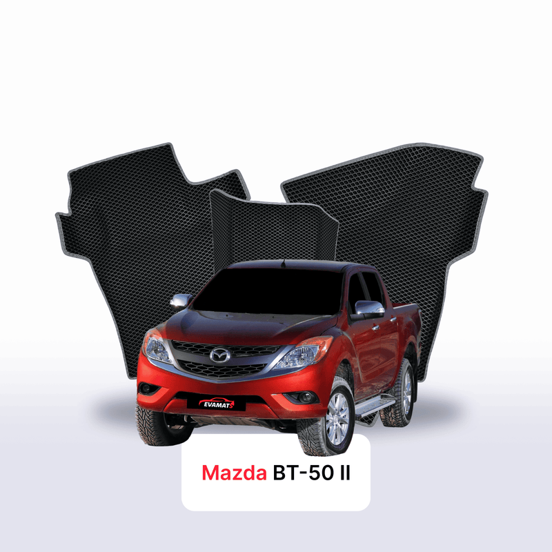 Alfombrillas 3D EVA para Mazda BT-50 2 gen 2015-2020 años PICK-UP CABINA DOBLE